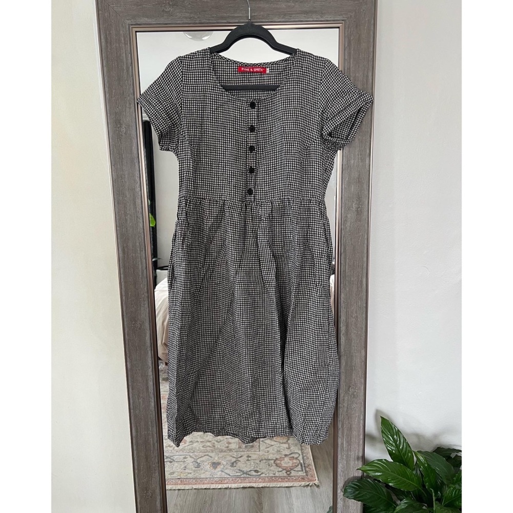 LIKE NEW ✨ Pyne & Smith Clothiers Model No.11 Classic Button Up Midi Dress